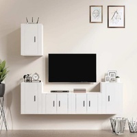 5 Piece TV Cabinet Set Engineered Wood