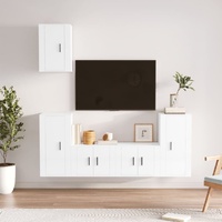 5 Piece TV Cabinet Set Engineered Wood