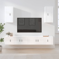 6 Piece TV Cabinet Set Engineered Wood