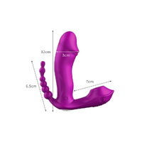  Wearable Dildo Vibrator Stimulator Purple