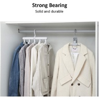 Magic Hanger Space Saving Multifunctional Clothes Coat Hanger Dryer Laundry Drying Rack Airer Clothes Horse Grey