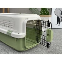 YES4PETS Medium Dog Cat Rabbit Crate Pet Kitten Carrier Parrot Cage Green