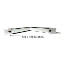 96MM Silver Zinc Alloy Kitchen Nickel Door Cabinet Drawer Handle Pulls