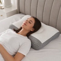 Cervical Ergonomic Pillow Soy Bean Contour Orthopedic Bed Neck Pain Washable