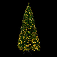 1.8m Christmas Tree Optic Fibre LED Xmas tree Warm White