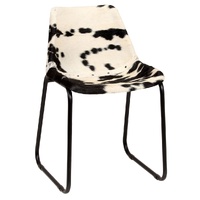 Dining Chairs 2 pcs Genuine Goat Leather