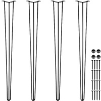 VEVOR Hairpin Table Legs , DIY Desk Table Legs 3 Rods Heavy Duty