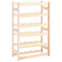 Wine Rack for Bottles Solid Wood Pine