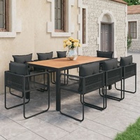 Garden Dining Set PVC Rattan