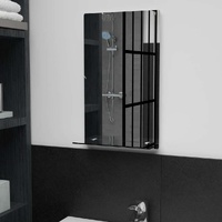 Wall Mirror with Shelf Tempered Glass
