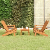Adirondack Garden Lounge Set Solid Wood Acacia