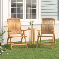 Reclining Garden Chairs Solid Wood Teak