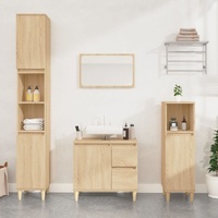 Bathroom Cabinet 30x30x190 cm Engineered Wood