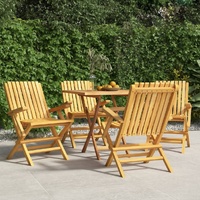 Folding Garden Chairs 47x47x89 cm Solid Wood Teak