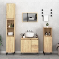 Bathroom Cabinet 30x30x100 cm Engineered Wood