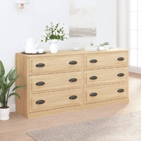 Sideboards 2 pcs Engineered Wood