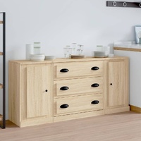 Sideboards 3 pcs Engineered Wood