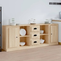 Sideboards 3 pcs Engineered Wood