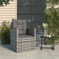 Garden Armchair with Cushion Poly Rattan