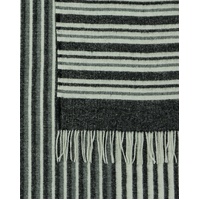 Richmond Throw - Reclaimed Wool Blend - Monochrome