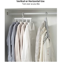 Magic Hanger Space Saving Multifunctional Clothes Coat Hanger Dryer Laundry Drying Rack Airer Clothes Horse Grey