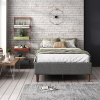 Bed Frame Mattress Foundation (Dark Grey) Äì Double