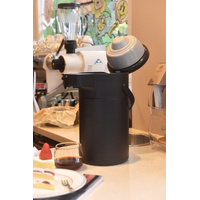 Kylin 304 Stainless Steel Air Press Pot Beverage Dispenser 2.5L - Black