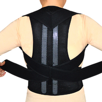 Lower Back Brace Unisex Posture Corrector Lumbar Support - Large