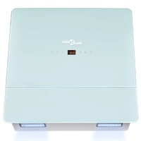 Range Hood Tempered Glass White 600 mm