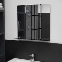 Wall Mirror with Shelf Tempered Glass
