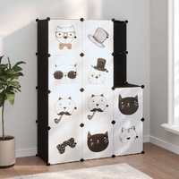 Cube Storage Cabinet for Kids with Cubes Pink PP