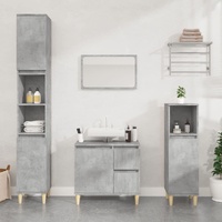Bathroom Cabinet 30x30x190 cm Engineered Wood