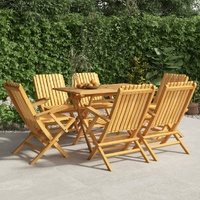Folding Garden Chairs 47x47x89 cm Solid Wood Teak