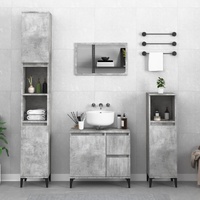 Bathroom Cabinet 65x33x60 cm Engineered Wood