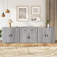 Sideboards 3 pcs Engineered Wood