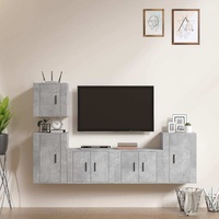 5 Piece TV Cabinet Set Engineered Wood