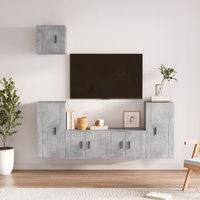 5 Piece TV Cabinet Set Engineered Wood