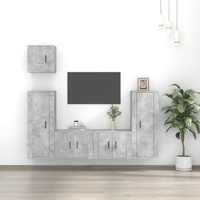 5 Piece TV Cabinet Set Engineered Wood
