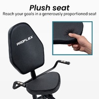 PROFLEX Magnetic Recumbent Exercise Bike, LCD Display, Heart Rate Sensors, Adjustable Seat, 8-Level Resistance, Comfortable Seated Home Cardio Fitness