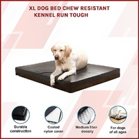 XL Dog Bed Chew Resistant Heavy Duty Kennel Run Tough Robust Durable