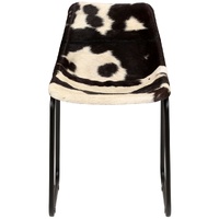 Dining Chairs 2 pcs Genuine Goat Leather