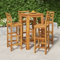 Garden Dining Set Solid Wood Acacia