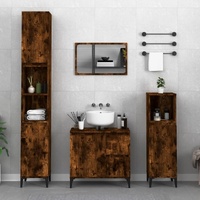 Bathroom Cabinet 30x30x190 cm Engineered Wood