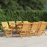 Folding Garden Chairs 47x47x89 cm Solid Wood Teak