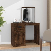Dressing Table with Mirror Engineered Wood