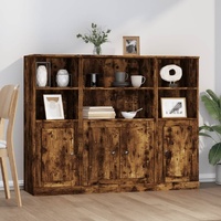 Highboards 3 pcs Engineered Wood