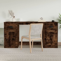 Desk with Cabinet Engineered Wood