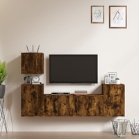 5 Piece TV Cabinet Set Engineered Wood