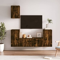 5 Piece TV Cabinet Set Engineered Wood