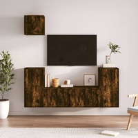 5 Piece TV Cabinet Set Engineered Wood